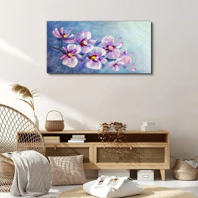 Canvas schilderij Orchideeën in pasteltinten