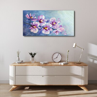 Canvas schilderij Orchideeën in pasteltinten