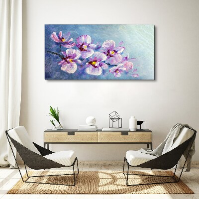 Canvas schilderij Orchideeën in pasteltinten