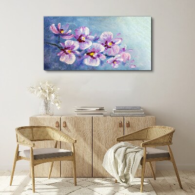 Canvas schilderij Orchideeën in pasteltinten