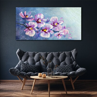 Canvas schilderij Orchideeën in pasteltinten