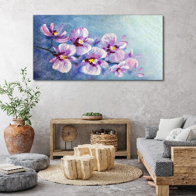 Canvas schilderij Orchideeën in pasteltinten