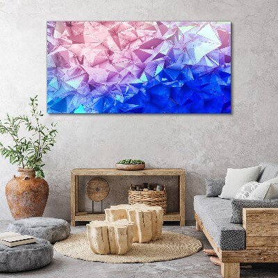 Foto op canvas Caleidoscopische tinten ijs