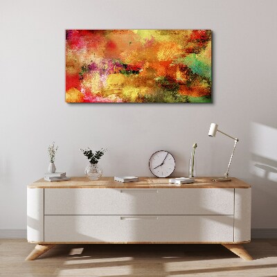 Canvas schilderij Kleurrijke abstracte chaos