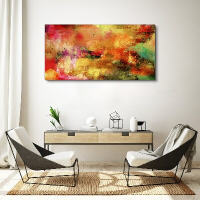 Canvas schilderij Kleurrijke abstracte chaos