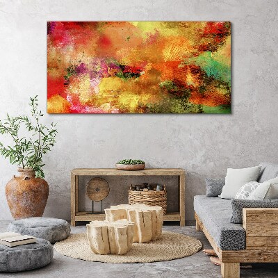 Canvas schilderij Kleurrijke abstracte chaos