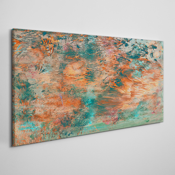 Foto op canvas Abstract landschap in de kleuren van vuur