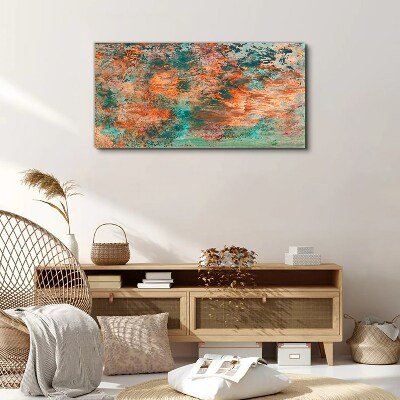 Foto op canvas Abstract landschap in de kleuren van vuur