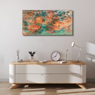 Foto op canvas Abstract landschap in de kleuren van vuur