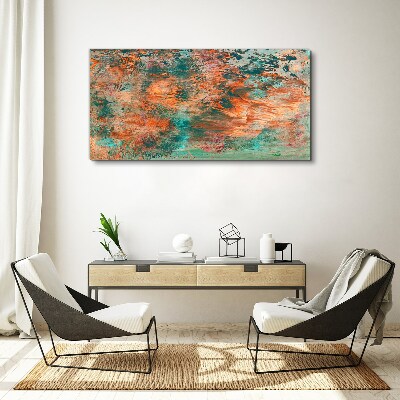 Foto op canvas Abstract landschap in de kleuren van vuur