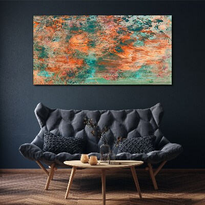 Foto op canvas Abstract landschap in de kleuren van vuur