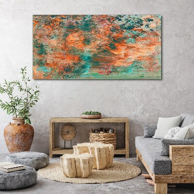 Foto op canvas Abstract landschap in de kleuren van vuur