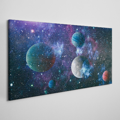 Foto op canvas Kosmisch planetair landschap