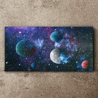 Foto op canvas Kosmisch planetair landschap