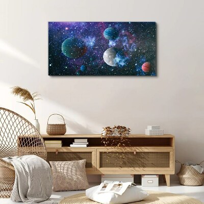 Foto op canvas Kosmisch planetair landschap