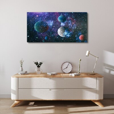 Foto op canvas Kosmisch planetair landschap