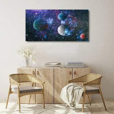 Foto op canvas Kosmisch planetair landschap