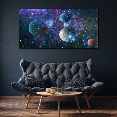 Foto op canvas Kosmisch planetair landschap