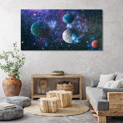Foto op canvas Kosmisch planetair landschap