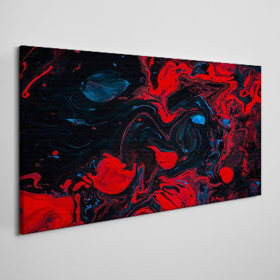 Foto op canvas Chaos van kleuren in beweging