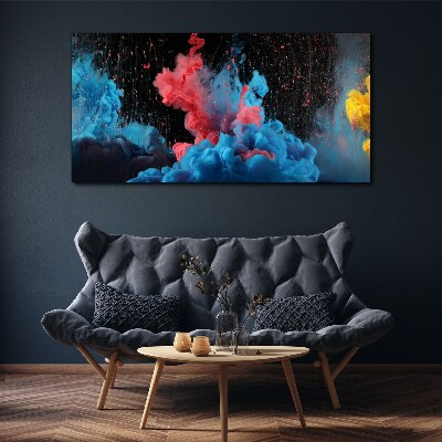 Foto op canvas Uitdrukking van kleurrijke wolken