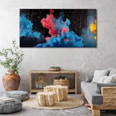Foto op canvas Uitdrukking van kleurrijke wolken
