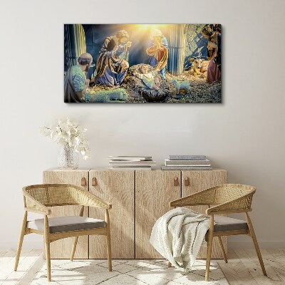 Foto op canvas Geboorte van Jezus