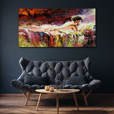 Schilderij op doek Intimiteit in kleur