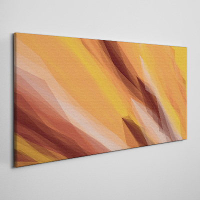 Schilderij op doek Abstracte tinten van warmte