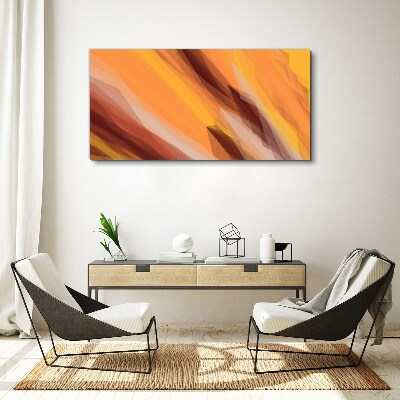Schilderij op doek Abstracte tinten van warmte