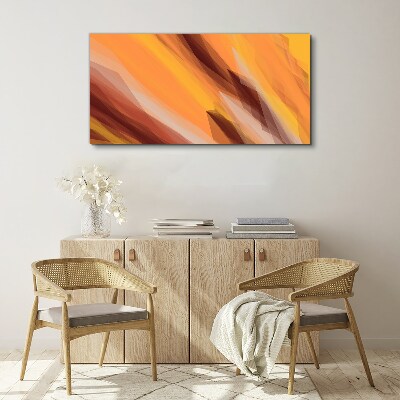 Schilderij op doek Abstracte tinten van warmte