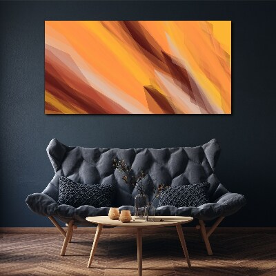 Schilderij op doek Abstracte tinten van warmte