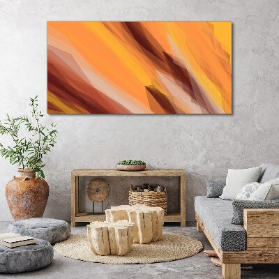 Schilderij op doek Abstracte tinten van warmte