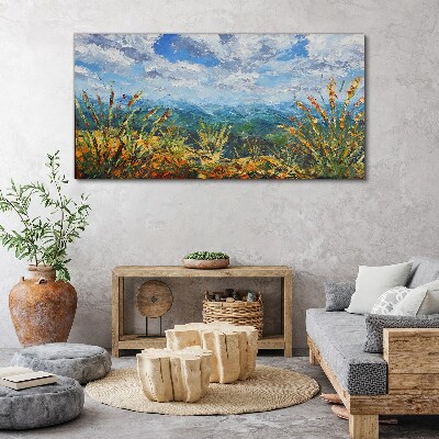 Foto op canvas Zomerlandschappen in de kleuren van de natuur