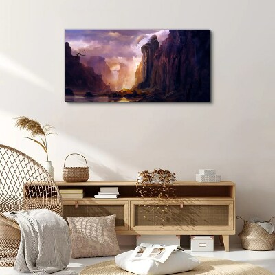 Foto op canvas Magische berglandschappen