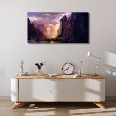 Foto op canvas Magische berglandschappen