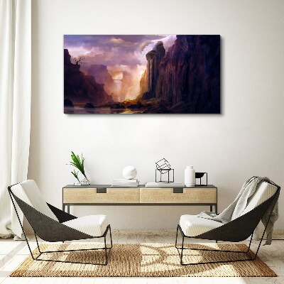 Foto op canvas Magische berglandschappen