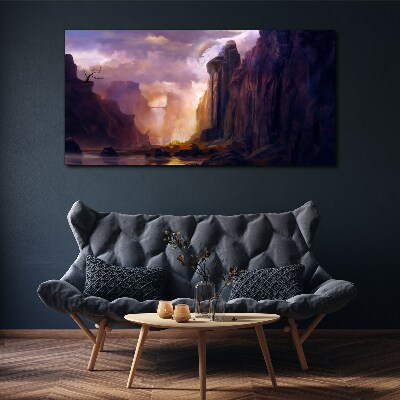 Foto op canvas Magische berglandschappen