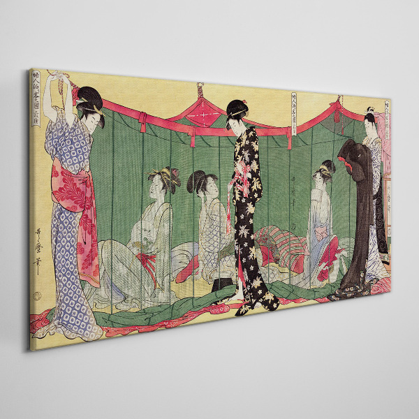 Foto op canvas Een scène uit het Japanse dagelijkse leven