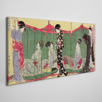 Foto op canvas Een scène uit het Japanse dagelijkse leven