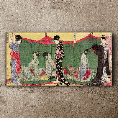 Foto op canvas Een scène uit het Japanse dagelijkse leven