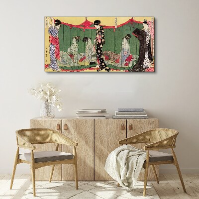 Foto op canvas Een scène uit het Japanse dagelijkse leven