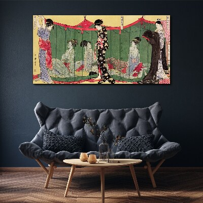 Foto op canvas Een scène uit het Japanse dagelijkse leven