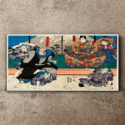 Foto op canvas Traditioneel Japans podium