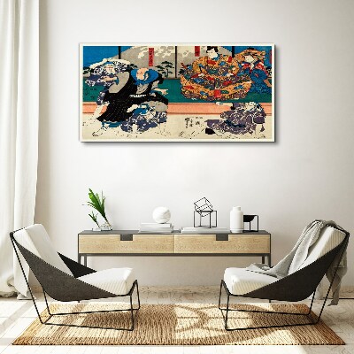 Foto op canvas Traditioneel Japans podium