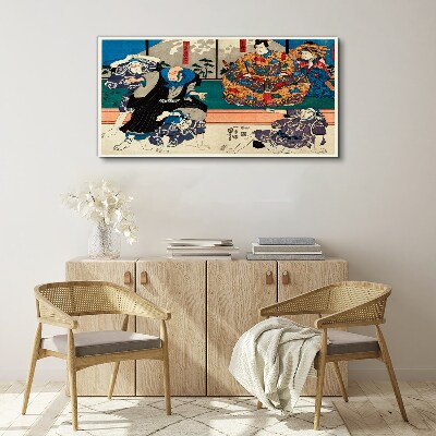 Foto op canvas Traditioneel Japans podium