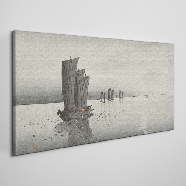 Foto op canvas Een rustige reis over het water