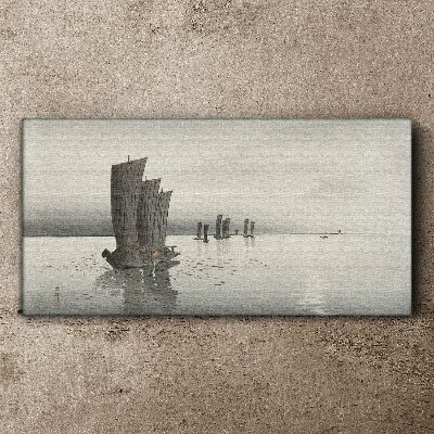 Foto op canvas Een rustige reis over het water