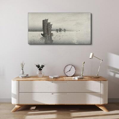 Foto op canvas Een rustige reis over het water