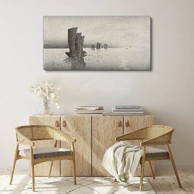Foto op canvas Een rustige reis over het water